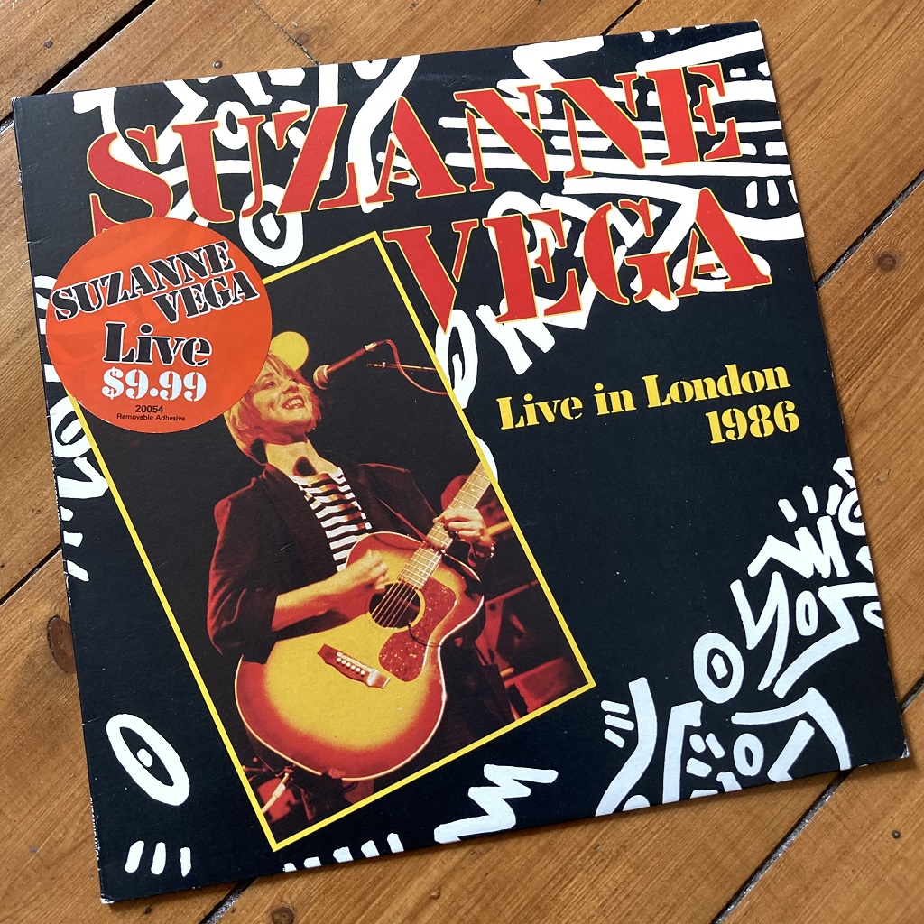 Suzanne Vega - 'Live In London 1986' Australian mini-album front cover design