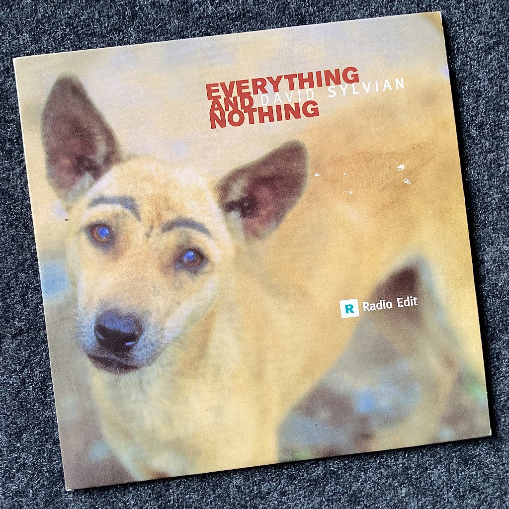 David Sylvian 'Everything And Nothing' Radio Edit two track promo CD single - front cover design