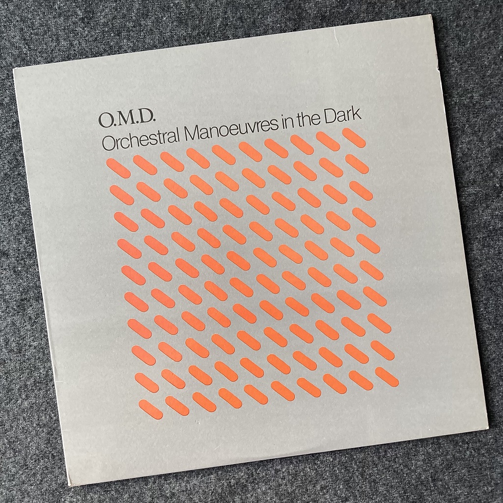 Orchestral Manoeuvres in the Dark O.M.D. US compilation LP, 1981, front cover design