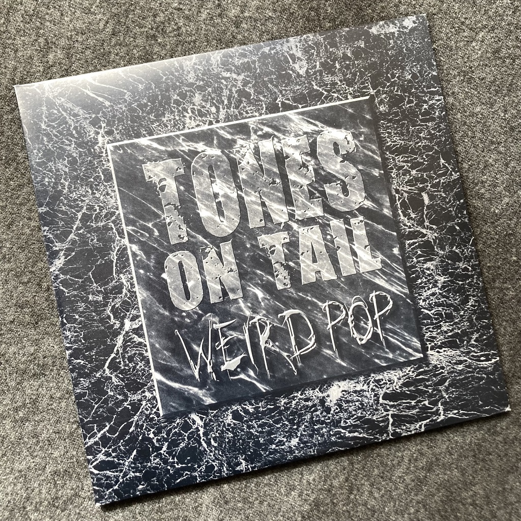 Tones On Tail - 'Weird pop' compilation LP front cover design