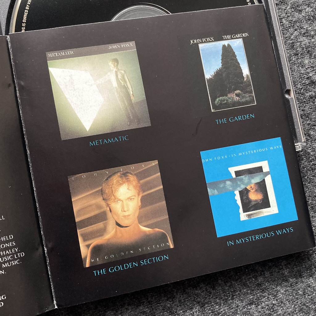 John Foxx 'Assembly' UK CD booklet text page 3