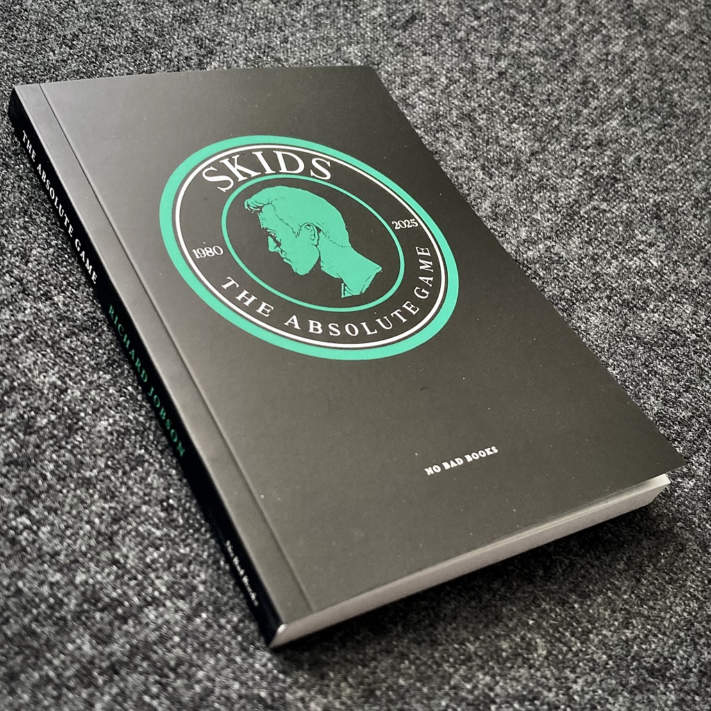 Richard Jobson - The Absolute Game book, front cover design